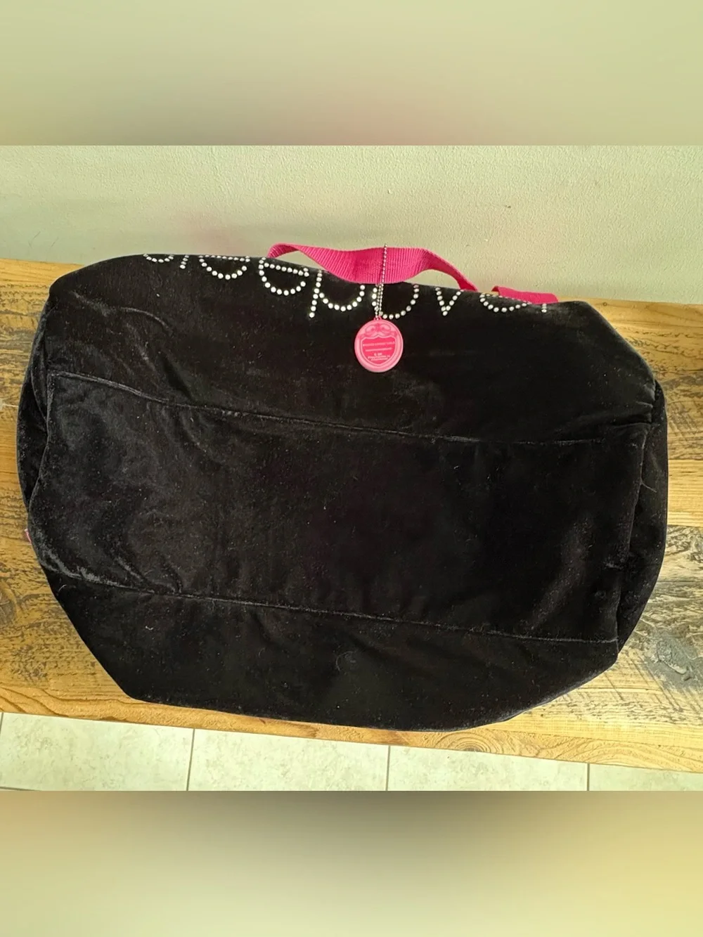 Vintage Beacon Street Girls Black Velour 